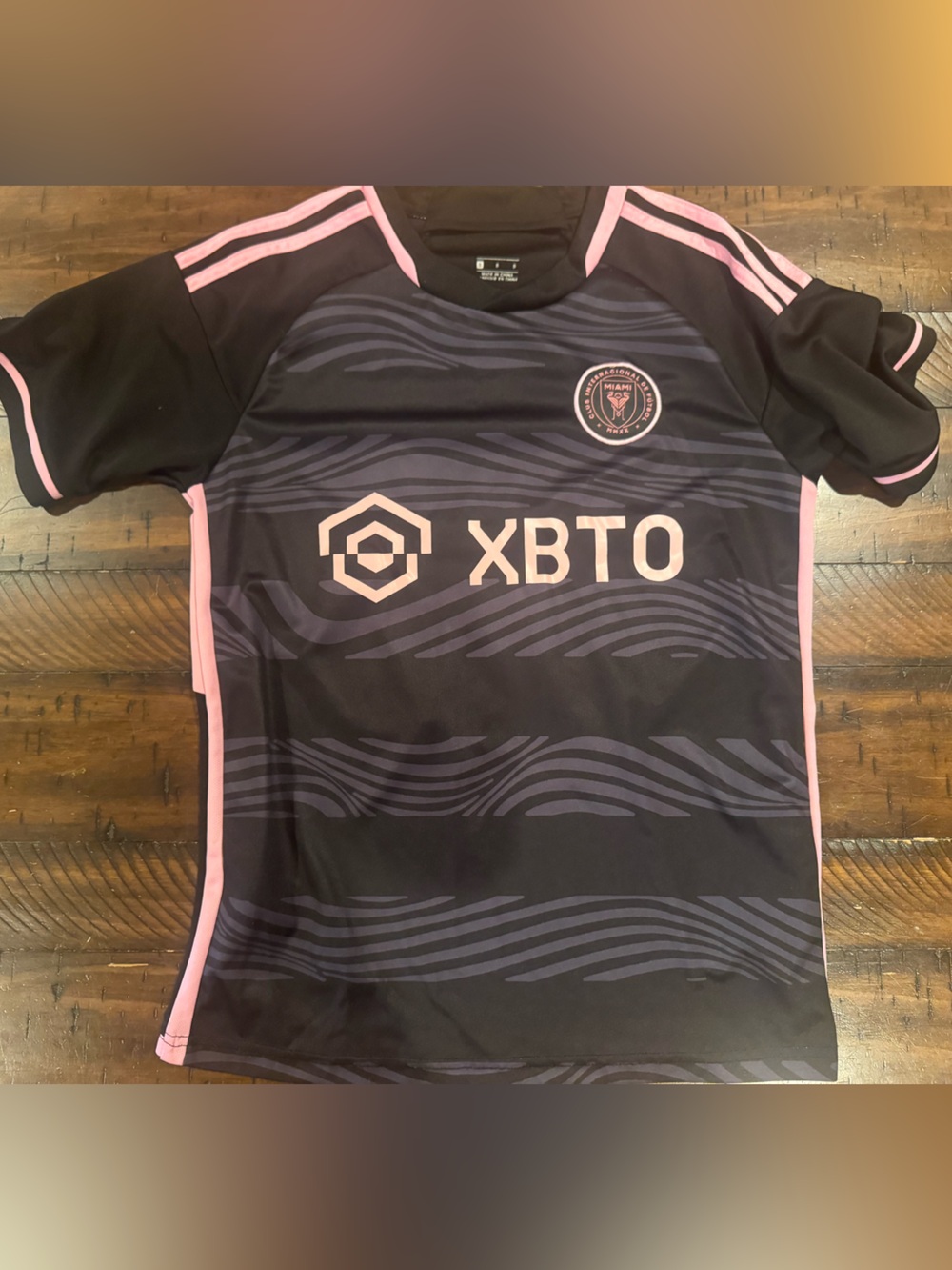Messi Black & Pink Athletic Jersey